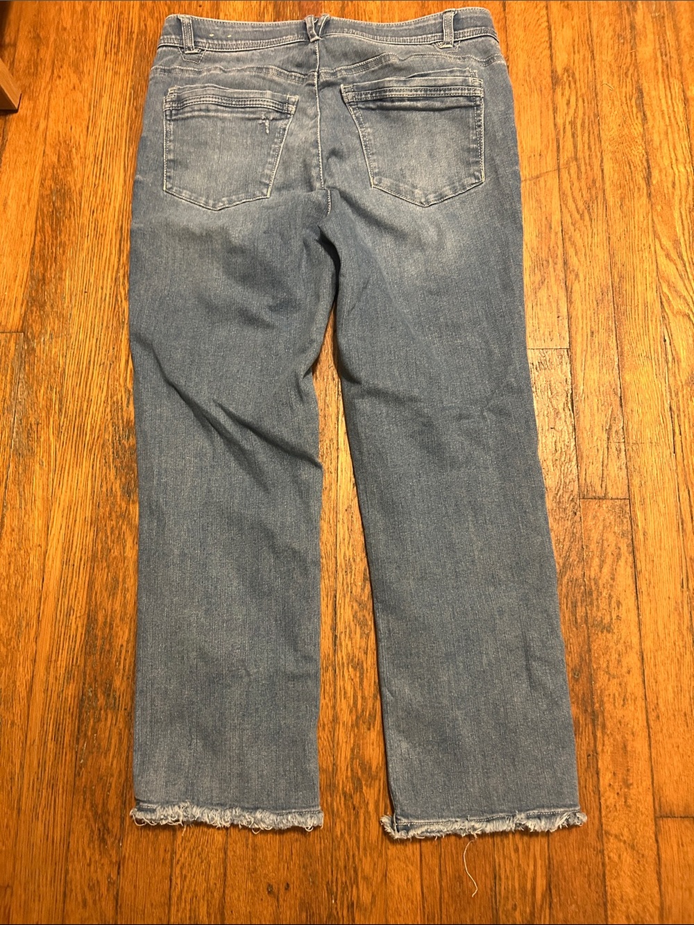 Democracy Light Blue Distressed Straight-Leg Jeans - Picture 6 of 6